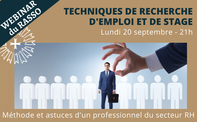 Webinaire : Techniques De Recherche D'emploi Et De Stage